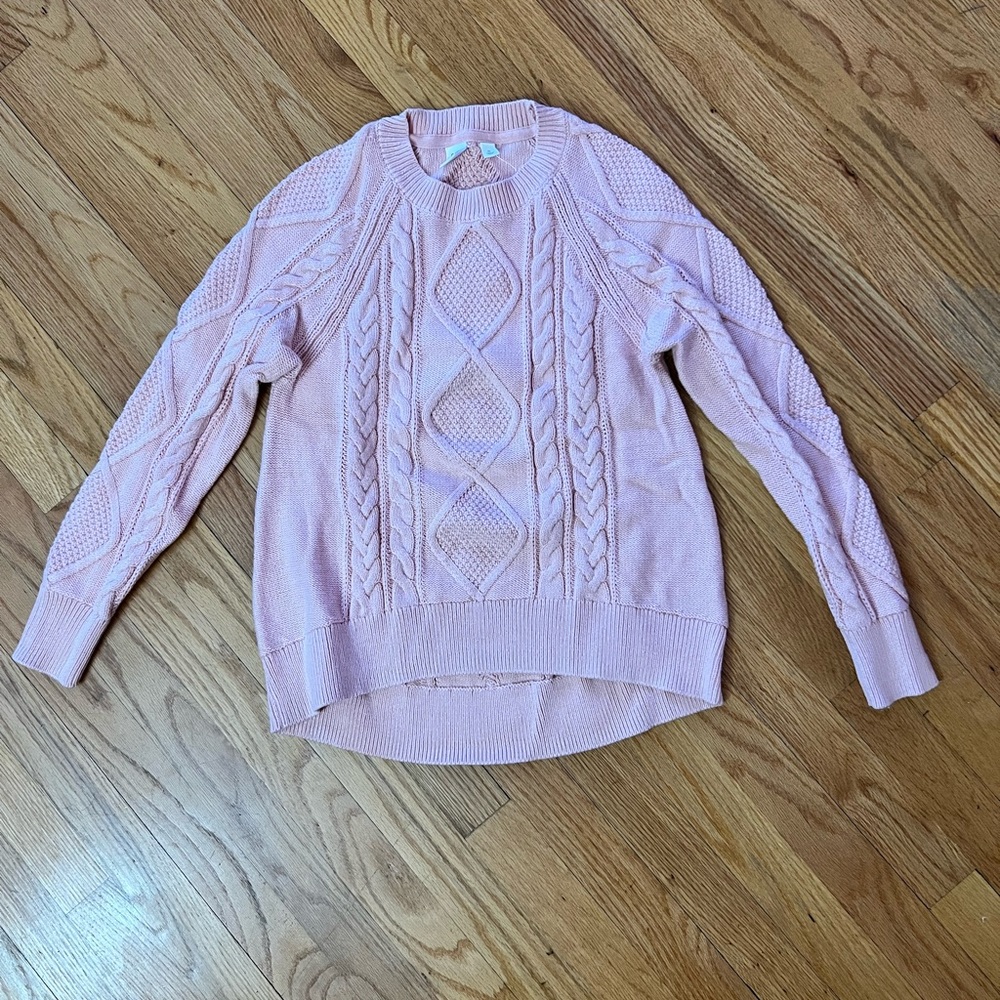 Gap Kids light pink sweater XL